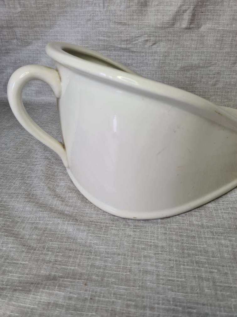 Vintage Ceramic Slipper Bedpan Etsy UK