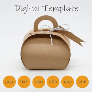 Confezione regalo con maniglia, file per plotter