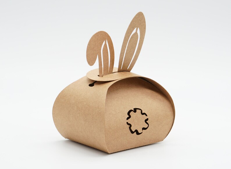 Box Osterhase, Schnittdatei Bastelanleitung, SVG, DXF, PDF und weitere, Geschenk zum selbst basteln Bild 3