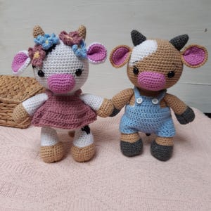 Cow   Cow toy  Bull toy   Crochet Cow Stuffed toy   Plushie toy  Animal toy   Small Cow  Small Bull   Amigurumi Cow   Farmhouse Home Decor