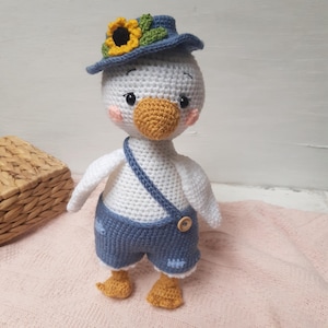 Goose   Goose toy   Crochet Goose   Stuffed toy  Animal toy  Plushie toy   Funny Goose toy  Amigurumi Goose   Farmhouse Home Decor