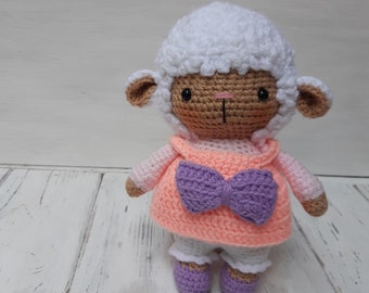 Lamb toy  Sheep toy  Stuffed animals   Plushie toys   Amigurumi  Farm style