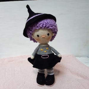 Witch   Witch doll   Crochet Witch doll   Stuffed toys   Plush toys   Amigurumi toys   Halloween gift   Gift for her   Gift for daughter