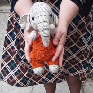 Elephant   Elephant toy  Crochet Elephant    Stuffed toy   Animal toy   Plushie toy   Elephant gift   Beige Elephant   Stuffed Elephant