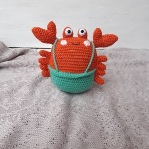 Crab  Crab toy  Crochet Crab   Stuffed toy   Plushie toy   Animal toy  Stuffed animals   Amigurumi Crab   Under the sea   Sea inhabitants