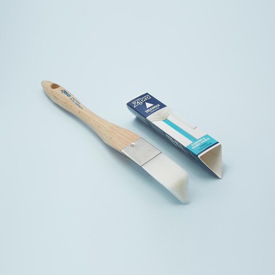 Zibra Triangle Paint Brush Etsy