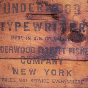 Roycycled Decoupage Paper | Underwood Crate 20&quot; x 29&quot; Sheet