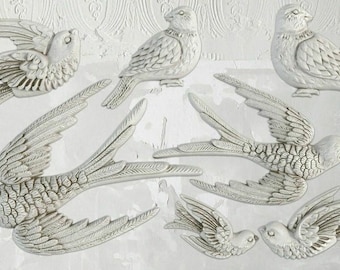 Birdsong iod decor mould 6 x 10