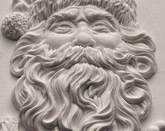 Saint Nick IOD décor mould 5 x 7 - by Iron Orchid Designs - 2025 Limited Holiday Release