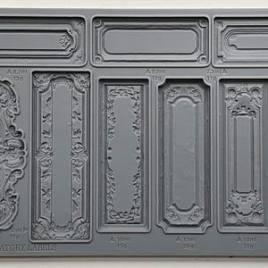 Conservatory Labels IOD décor mould 6 x 10 - by Iron Orchid Designs