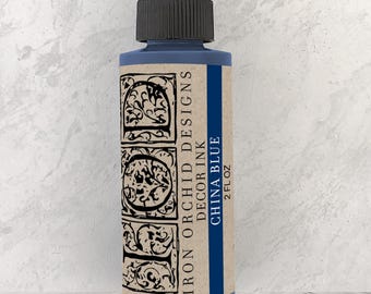 IOD Decor Ink China Blue by Iron Orchid Designs