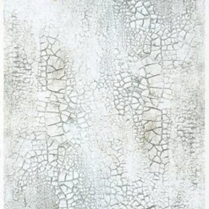 May include: White textured paper with a cracked, aged look. The paper has a subtle blue tint and a distressed, vintage aesthetic.