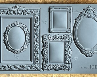 Frames IOD décor mould 6 x 10 - by Iron Orchid Designs
