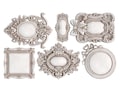 Frames 3 IOD décor mould 6 x 10 - by Iron Orchid Designs - New Release