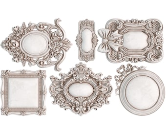 Frames 3 IOD décor mould 6 x 10 - by Iron Orchid Designs - New Release