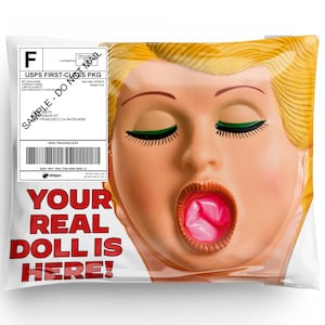 Blow Up Doll Prank Package Mail Embarrassing Mortifying Postal Prank Gag, Gets Mailed Directly to the Victim, Family Member, or Friends