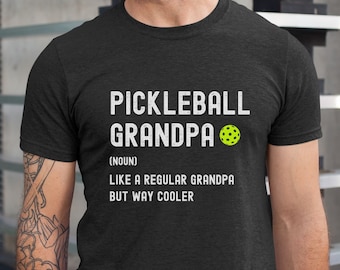 Pickleball Opa Shirt, lustiges Pickleball Geschenk für Opa, Pickleball Ruhestandsgeschenk, lustiges Pickleball T-Shirt, Pickleball Geschenke für ihn