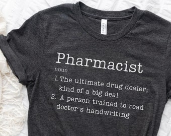 Rolig farmaceut-tröja, farmaceutgåva, present till farmaceut, farmaceut-t-shirt, farmaceutexamen-present, farmaceutexamen-tröja
