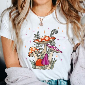 Cottagecore Lesbian Shirt, Subtle Lesbian Pride Shirt, Discreet Lesbian Tshirt, Magic Mushroom Shirt, Lesbian Gift, LGBTQ Shirt,Pride Outfit
