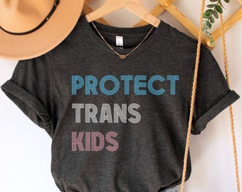 Schützen Sie Trans Kinder Shirt, schützen Sie Trans Jugend, Trans Rechte Shirt, schützen Queer Kinder, Transgender Verbündete Shirt, LGBTQ Rechte T-Shirt, Pride Verbündete Shirt