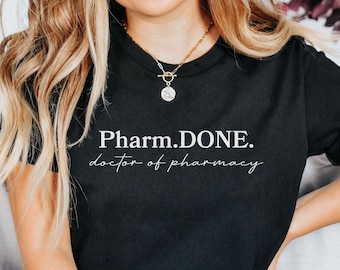 Doktor der Apotheke PharmD Graduierung Shirt, Apotheker-Abschluss-Geschenk, Apotheken-Studenten-Shirt, Apotheken-Abschluss-Tag-T-Shirt, PharmD-Geschenk