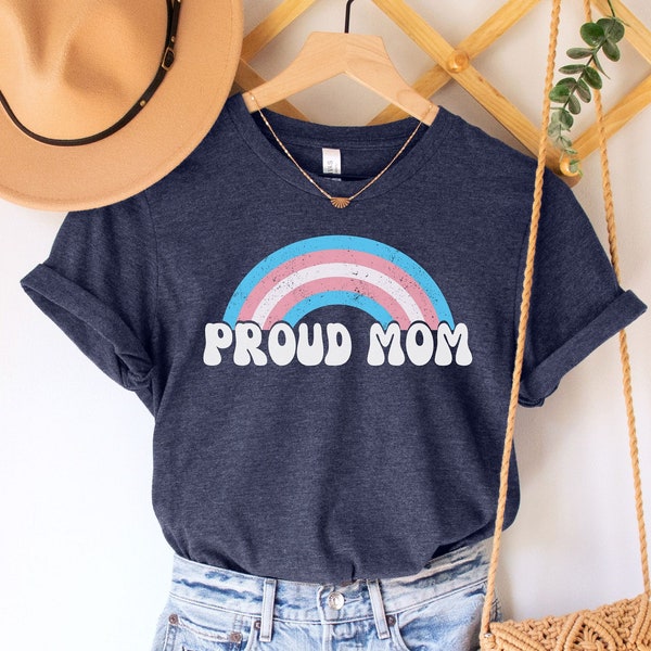 LGBTQ Proud Mom Shirt For Mother's Day Gift,Trans Pride Mom Shirt,Pride Parade,Transgender Mom Shirt,LGBT Mom Shirt,Pride Gift for Mom