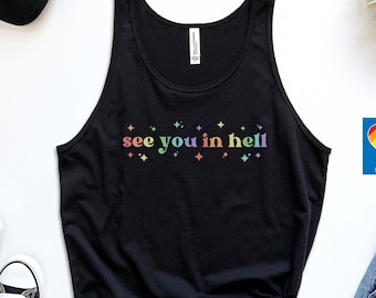 Funny LGBTQ Tank Top, Gay Pride Tank, Lesbian Tank, Subtle Pride Shirt, Queer Pride Clothing, Funny Pride Shirt, Gay Gift, Funny Gay Shirt