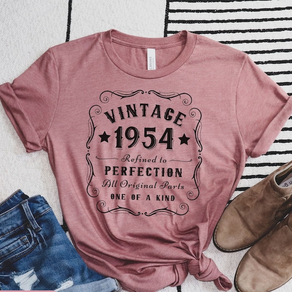 70th Birthday Gift, Vintage 1954 Shirt, 70th Birthday Shirt, Gift for 70th Birthday, 70th Birthday Gift for Women, Gift for Men, Bday Shirt