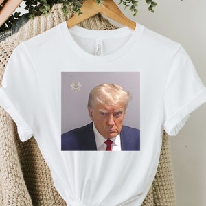 Trump Mugshot Shirt Donald Trump Mugshot 2023 T-shirt Trump - Etsy