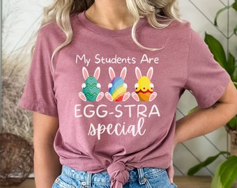 Paasshirt leraar, Paasdag shirt, shirt voor leraar Pasen, paasshirt voor leraren, shirt voor leraar basisonderwijs, schattig T-shirt voor leraar