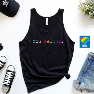 LGBTQ Ally-tanktop, Pride-tanktop, Pride Ally-shirt, Pride-outfit, LGBT-winkel, LGBT-shirt, Ally Pride-top