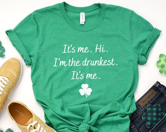 St Patricks Day Drinking Shirt, Funny St Pattys Day T-shirt, Day Drinking Beer Party Shirt, Gift Women, Irish Shamrock Clover Tee for Women