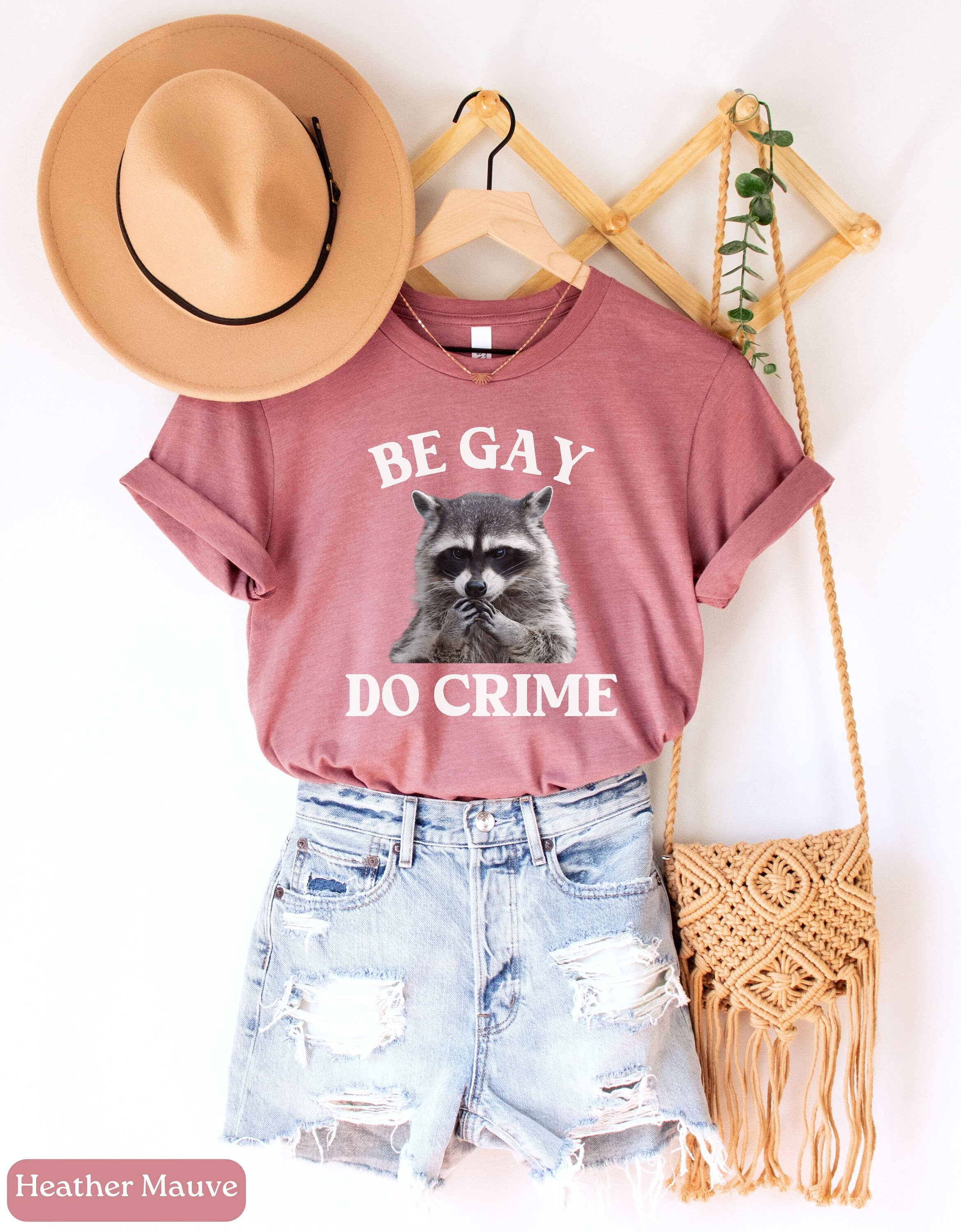 Be Gay Do Crime Tshirt,be Gay Shirt,funny Raccoon Shirt,funny LGBT ...