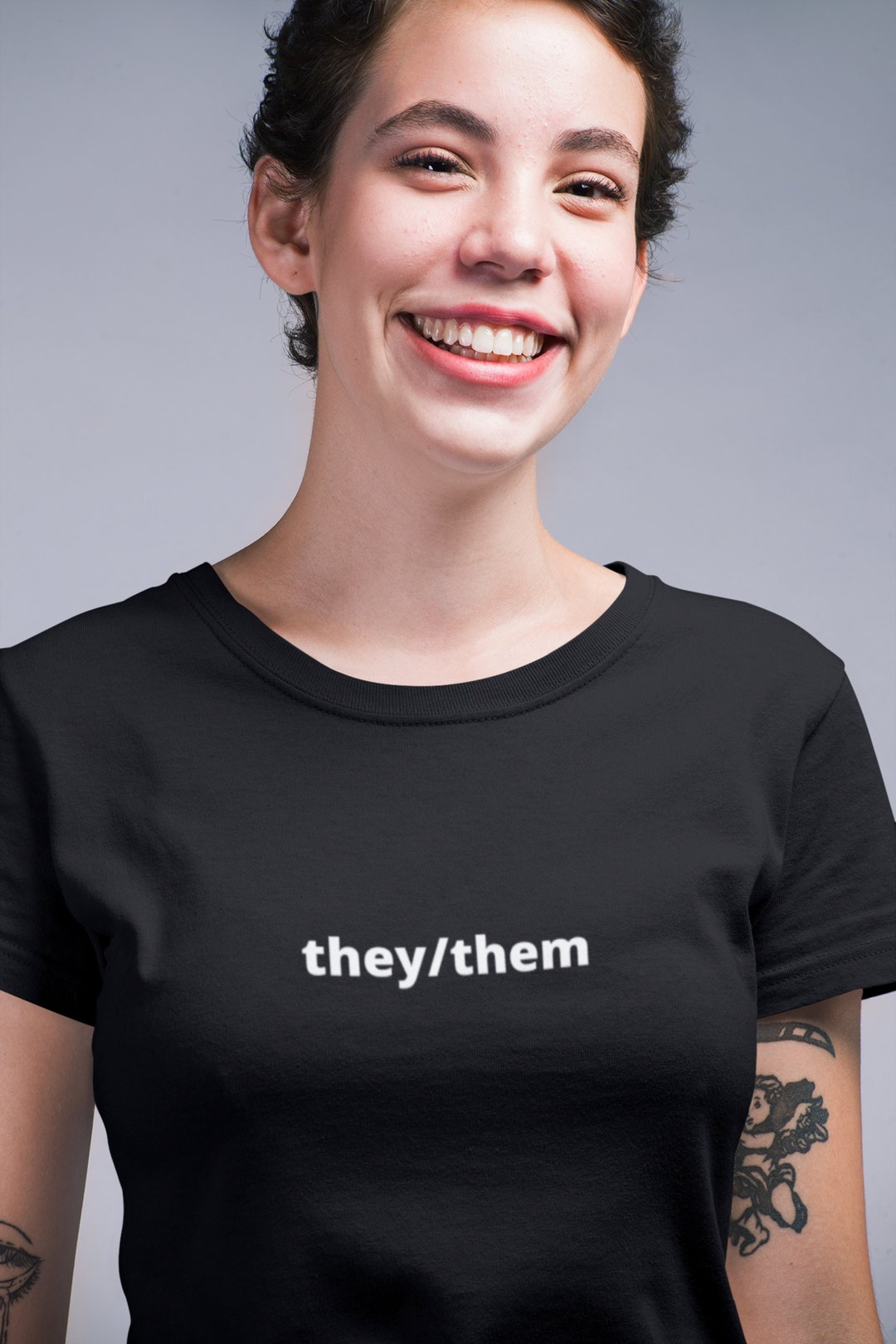 They Them Shirt, They/them Nonbinary Shirt, Pronouns Shirt, Soft Unisex ...