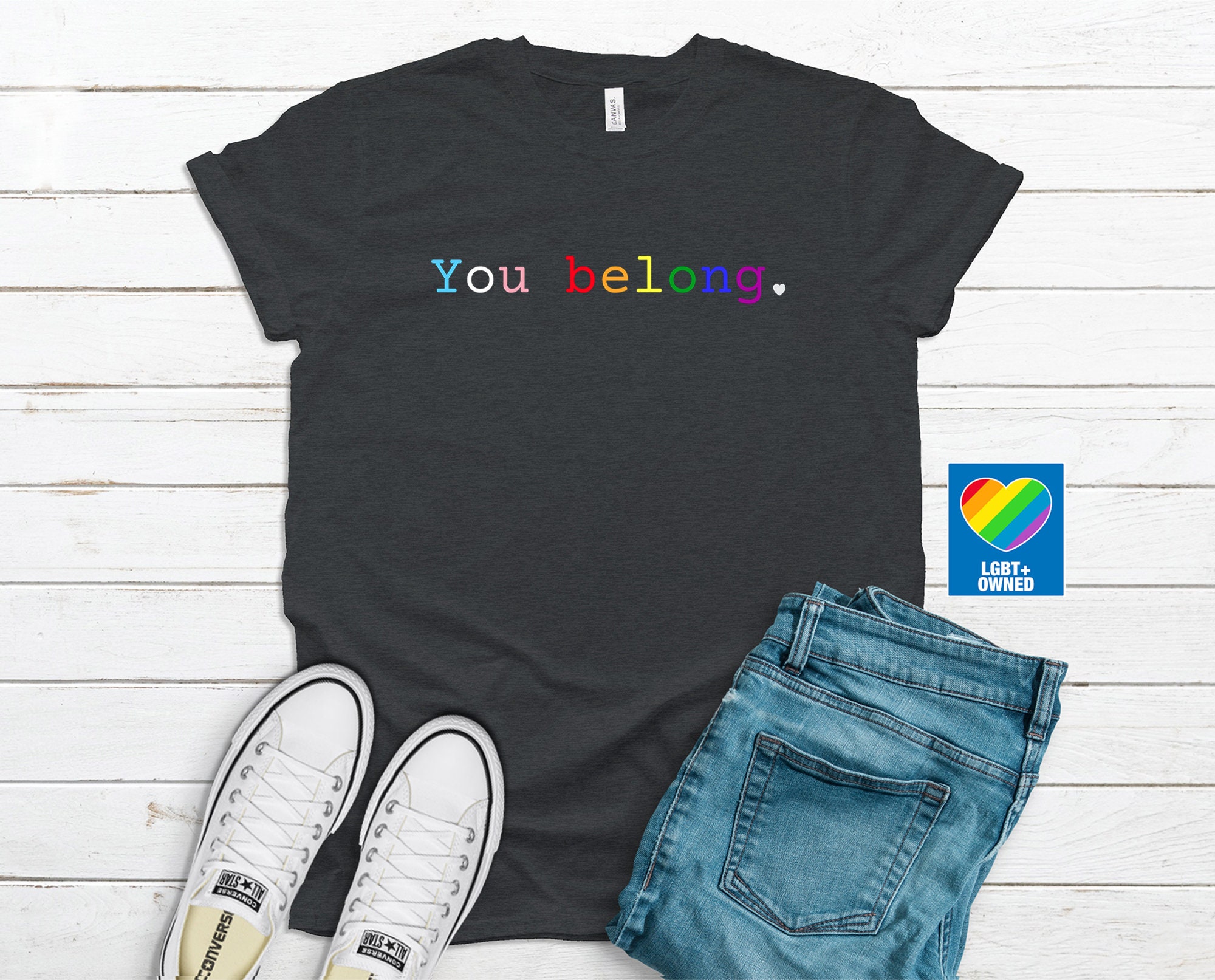 Discover You Belong LGBTQ Shirt, You Belong Tshirt, LGBTQ Ally Shirt