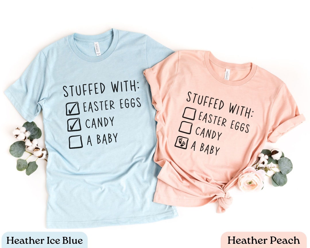 Easter Pregnancy Announcement Shirt Easter Baby Announcement Etsy