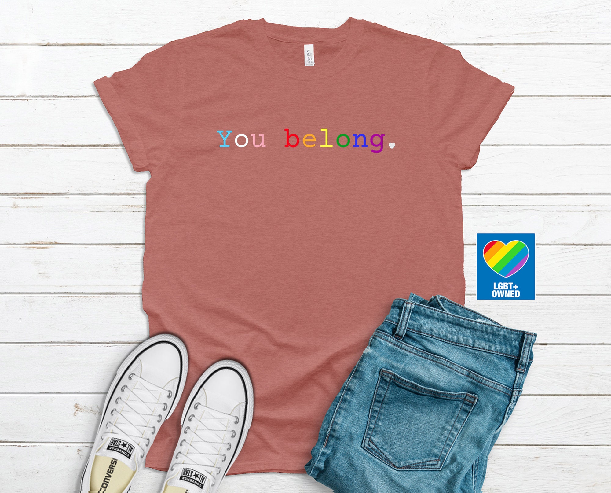 Discover You Belong LGBTQ Shirt, You Belong Tshirt, LGBTQ Ally Shirt