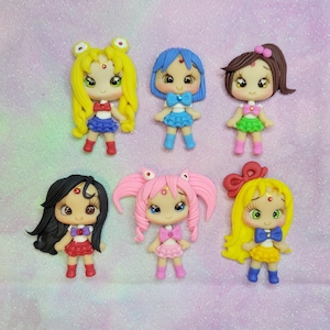 Sailor Moon badge reel holder / needle minder / necklace