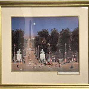 Stunning Limited Edition Serigraph by Michel DeLacroix Signed and Dated