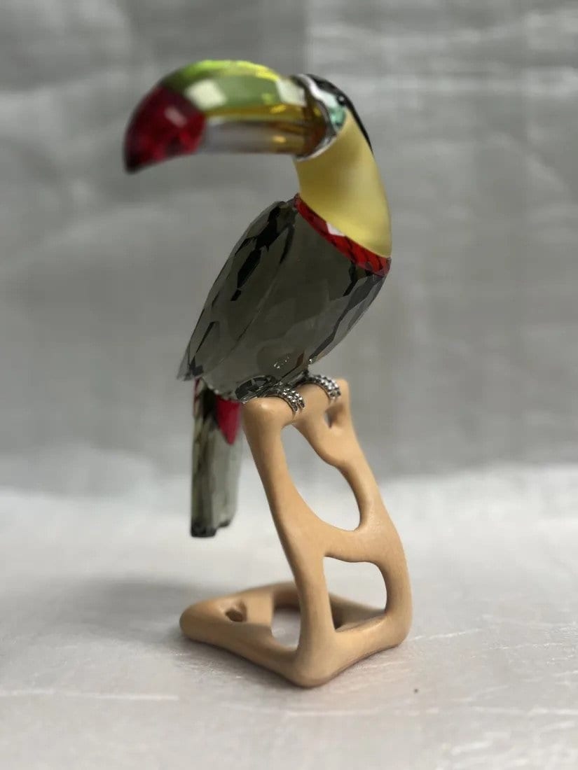 Swarovski Crystal Toucan Chrome Green #850600 Large Toucan Bird