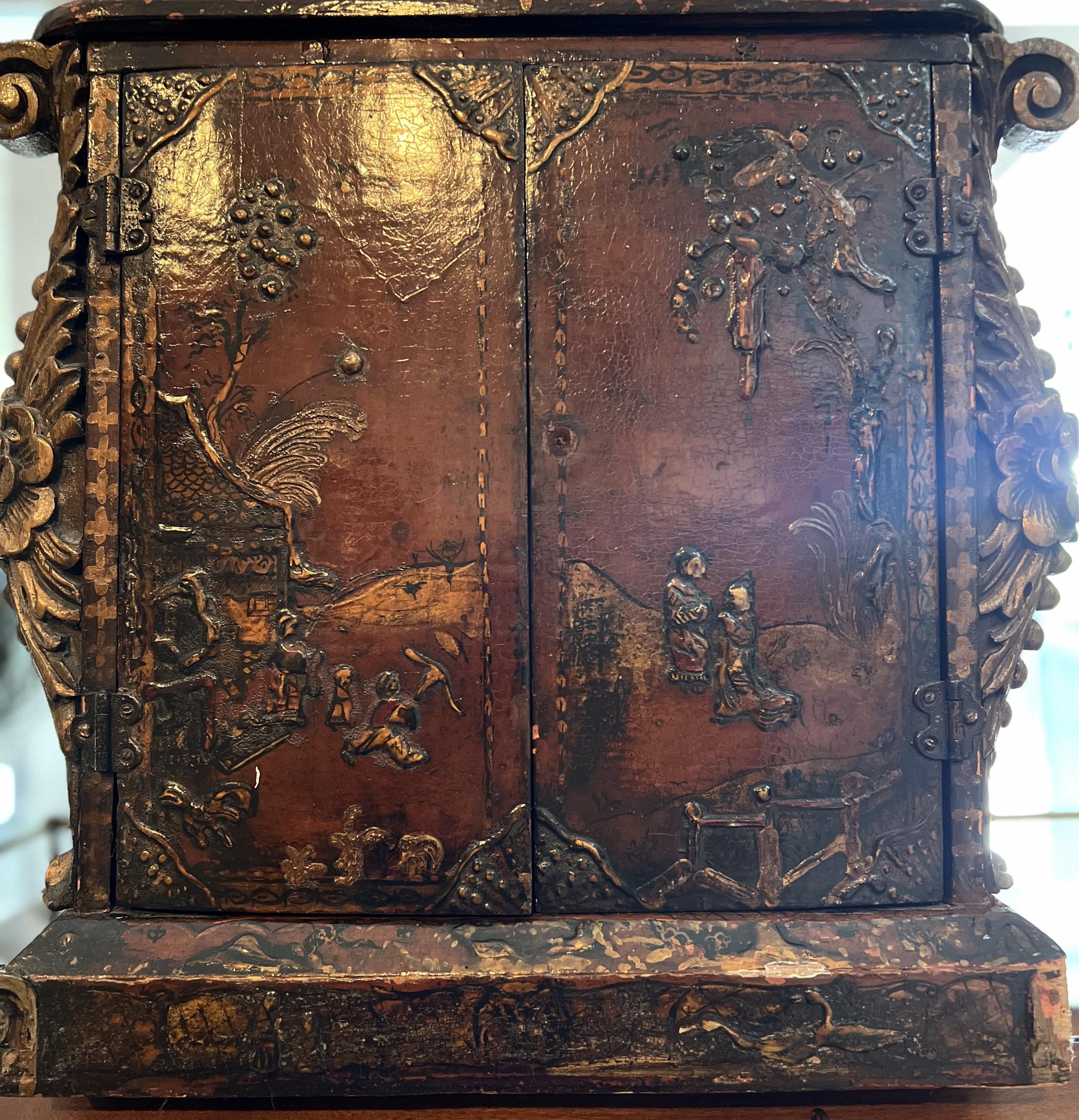 Antique chinese lacquer cabinet - Etsy 日本