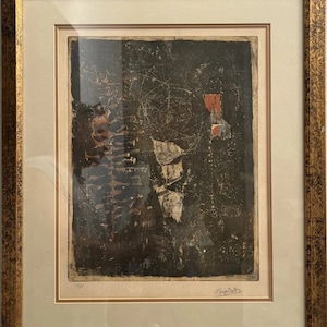 ビンテージ ジョニーフリードレンダー ART エッチング ① 絵画