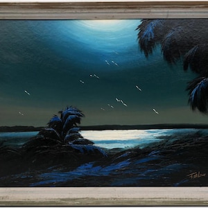 James Gibson (1938-2017) Membro original Artista do Florida Highwaymen