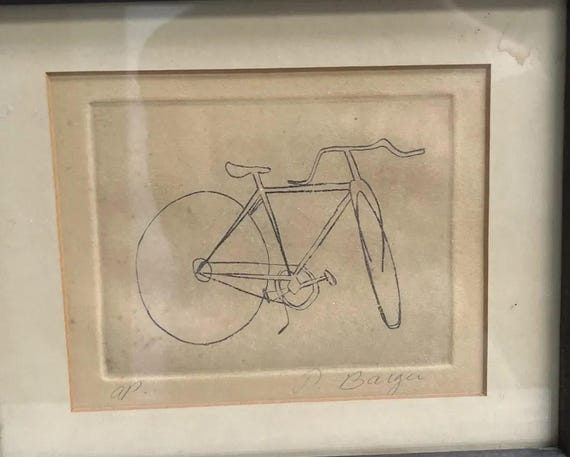 Peter Barger, (2) Framed Signed Artist Proof A.P. Bicycles