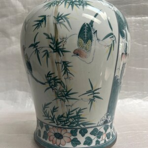 Maitland Smith Asian Vase Circa 1980s Hand Made in Thailand