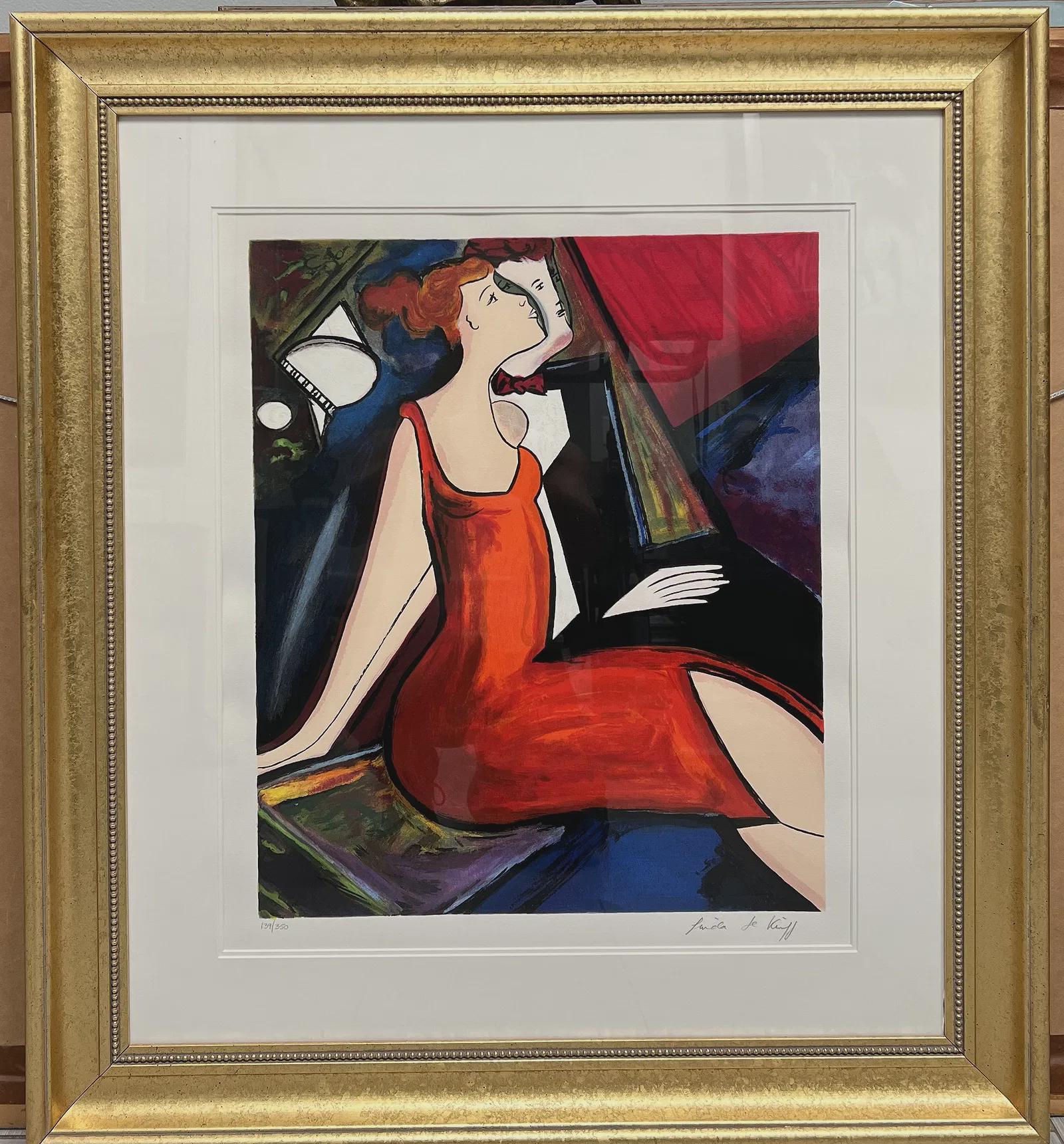 Linda Le Kinff リンダ・ル・キンフ リトグラフ 2枚セット 額装済 Linda le kinff - Etsy 日本