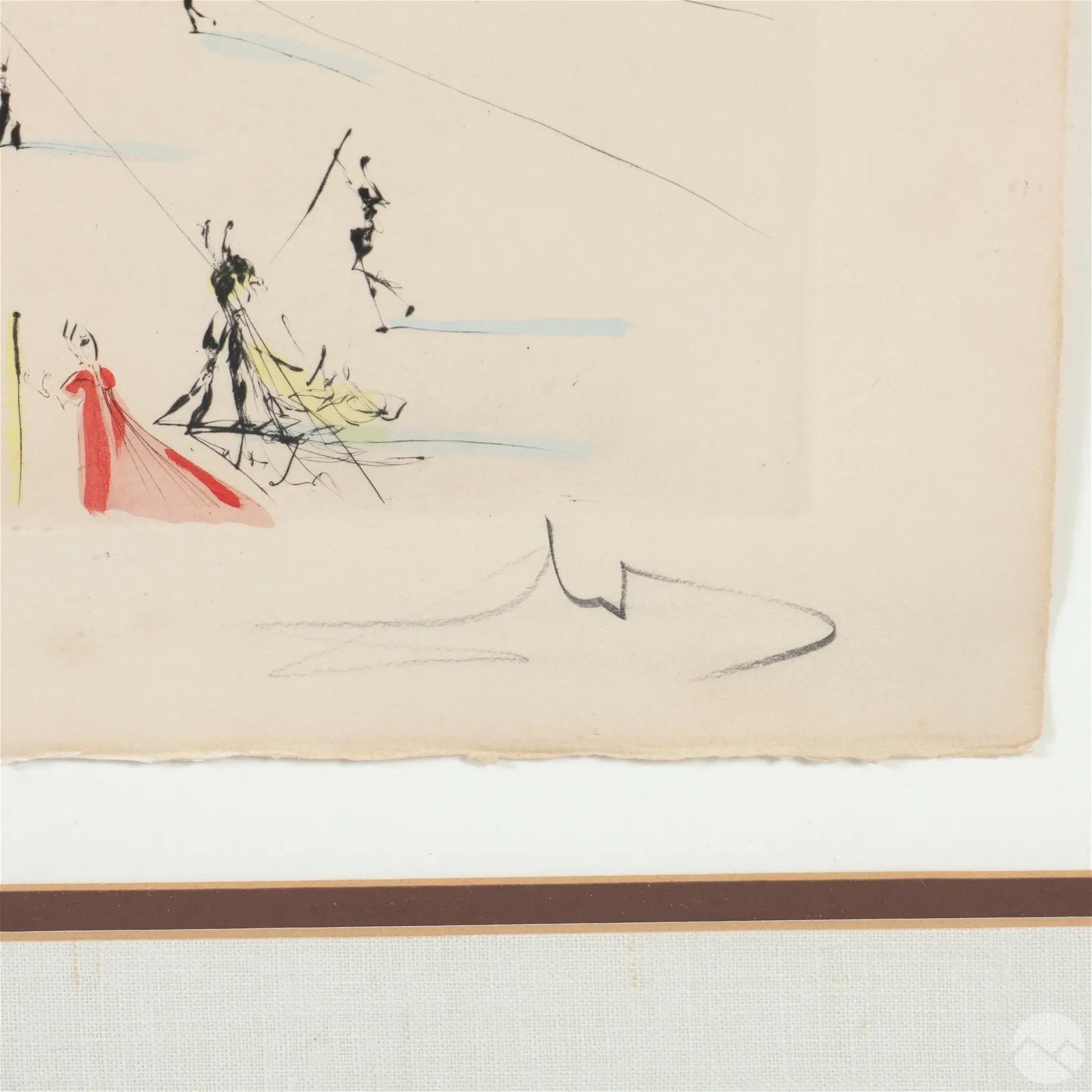サルバドール・ダリ 1904-1989 MOSES 鉛筆画 EA、エッチング、鉛筆で