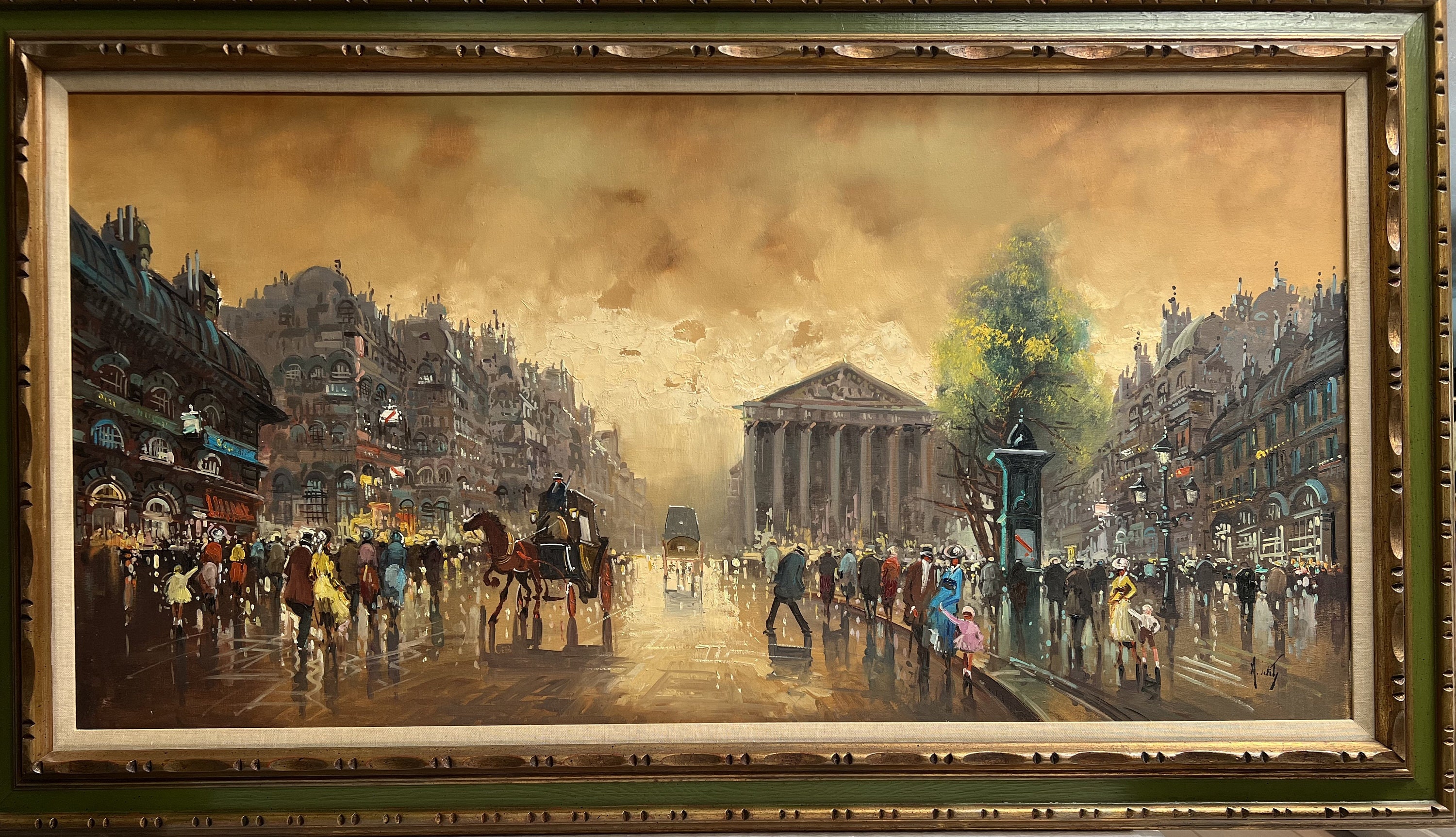 Antonio Devity (1901 - 1993) Large Stunning Work, Oil on Canvas