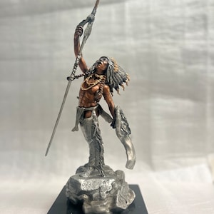 Legends Art Sculpture Songs of Glory, Sitting Bull, Signed CA Pardell , AP w COA