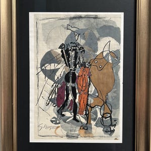 Georges Braque &quot;Terero &quot; an Original Lito from 1957 Hand Signed in  Pencil